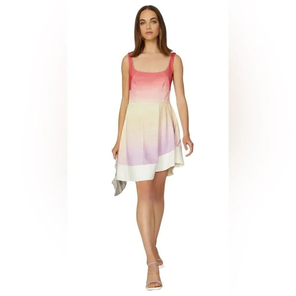 Esteban Cortazar Ombre Flamenco Dress Size 14